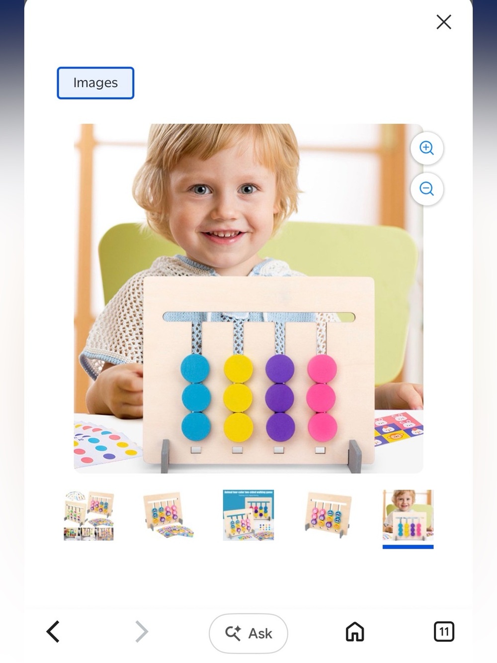 Four Color Logic Game + Expression Puzzle Building Blocks + - Picture 4 of 12